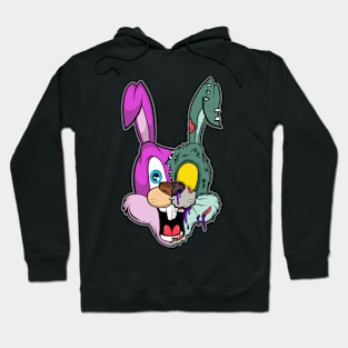 buny zombie cartoon Hoodie